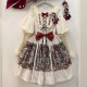Forest Fairy Tales Red Hood In Forest Sweater Skirt JSK and OP(Reservation/2 Colours/Full Payment Without Shipping)